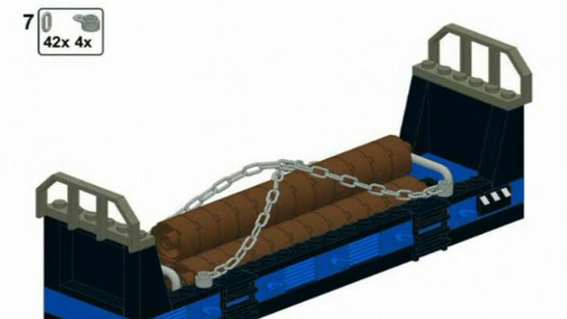 Красивый вагон для поезда из Лего!Пошаговая инструкция! смотреть онлайн