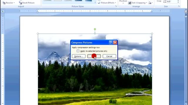 MS Word - How to compress pictures & reduce the file size HD смотреть онлайн
