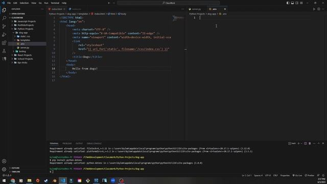 02 - CRUD Tutorial - Flask Setup смотреть онлайн