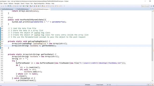 12. RestAssured || Part 12 || Parametrized Post Method. смотреть онлайн