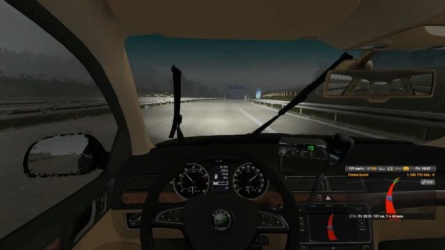 Максимальная скорость в Euro Truck Simulator 2 Multiplayer смотреть онлайн