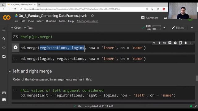 12. Pandas - Combining DataFrames with Concatenate and Merge | Sahil Sharma смотреть онлайн