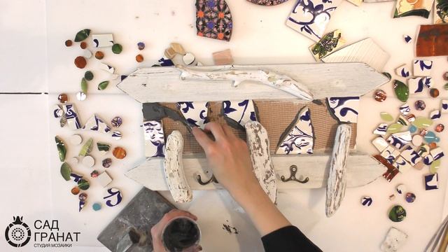МАСТЕР-КЛАСС мозаика в технике ТРЕНКАДИС от ШКОЛЫ МОЗАИК Сад Гранат. смотреть онлайн