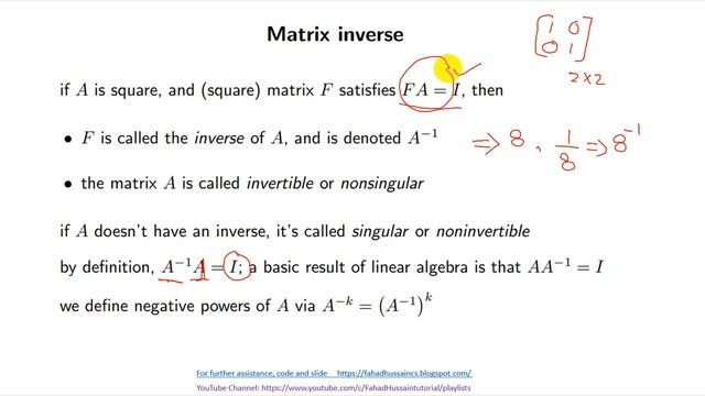 Tutorial 18: Matrix Operations in Linear Algebra | Matrix Power Rank Determinant Inverse смотреть онлайн