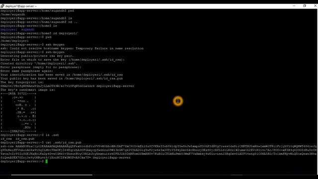 Allow deployment user to fetch code from GIT instance | Creating SSH keys смотреть онлайн