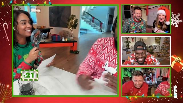 Holiday Lip-Reading Game Takes a Turn! | Celebrity Game Face | E! смотреть онлайн