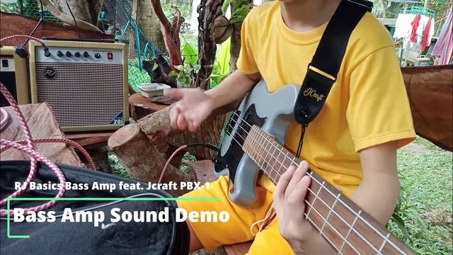 RJ Basics Bass Amplifier 20watts Unboxing + Sound Demo (feat. Jcraft PBX-1) смотреть онлайн