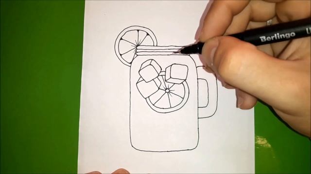 Как нарисовать ЛИМОНАД? Лёгкие рисунки для срисовки смотреть онлайн