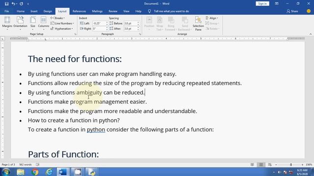 Computer Science with Python class 12 | Working with functions - I | 2020 смотреть онлайн