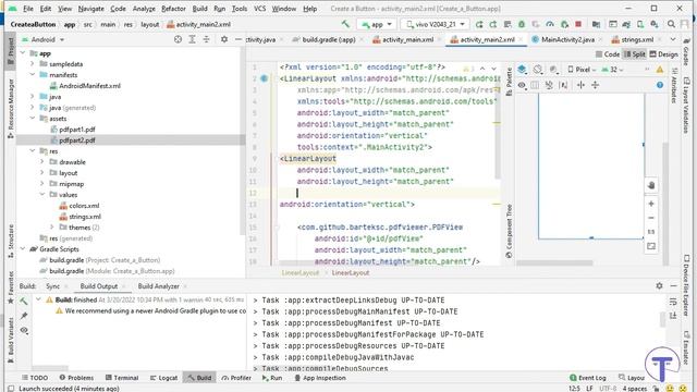 Pdf to Android App | Namaz Saeedi | Android Studio | Pdf file Integration in app complete video смотреть онлайн