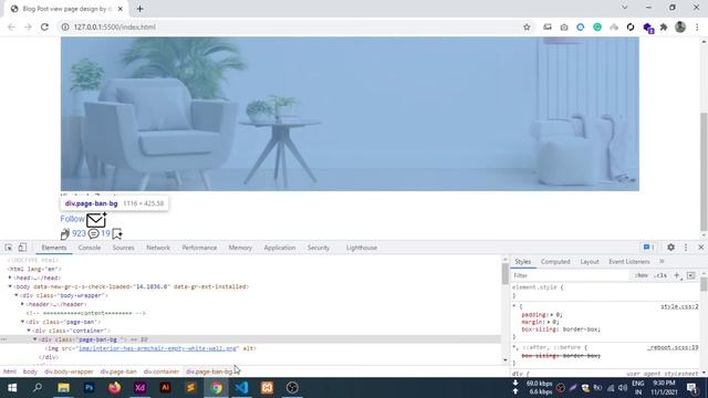 Blog post page design psd to html using HTML CSS and Bootstrap - DevIngine смотреть онлайн