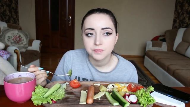 СОСИСКИ, СЫР, ЯИЧНИЦА, ЗАВТРАК MUKBANG не Asmr Ayka Emilly