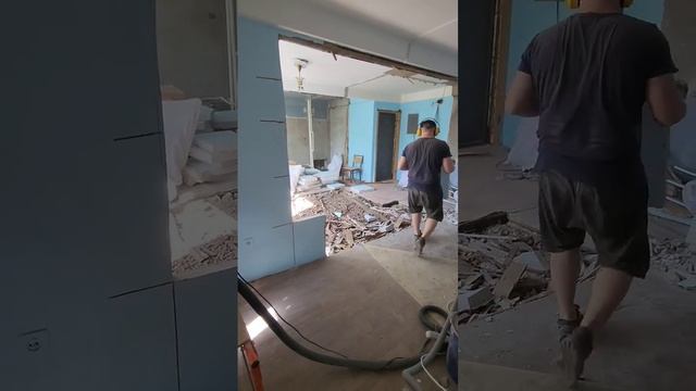 Демонтаж стен без кувалд и пыли | Ремонт квартир в Санкт-Петербурге. #ремонтквартир #демонтаж смотреть онлайн