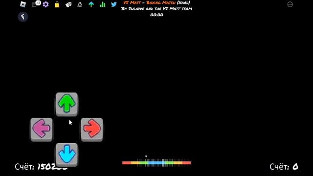 Как играется на джойстике и клавиатуре FNF ROBLOX смотреть онлайн