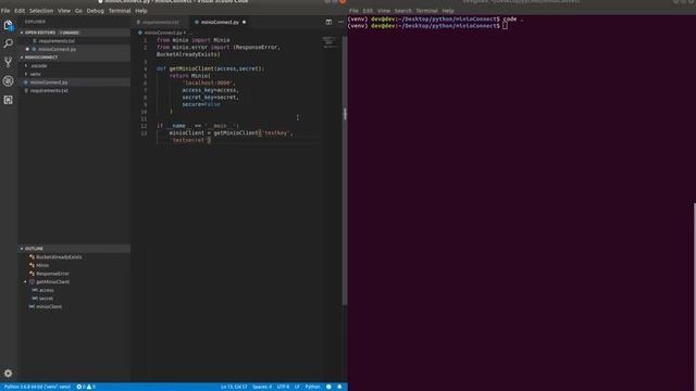 Python Minio Docker Tutorial (Minio SDK) on Ubuntu 18.04 смотреть онлайн