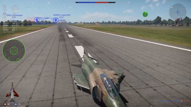 Luckiest Landing And Repair Ever On F-4E (War Thunder) смотреть онлайн