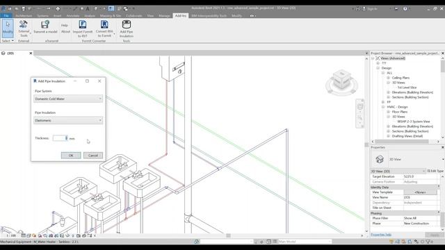 Revit API: Add Pipe Insulation Tool смотреть онлайн