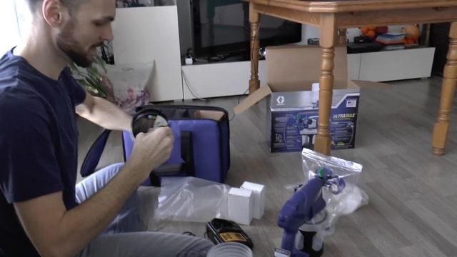 Распаковка Graco ULTRA MAX AIRLESS Akku