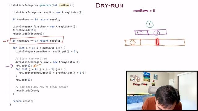Pascal's Triangle (LeetCode 118) | Full solution w/ implementation | Fun patterns | Hidden insights смотреть онлайн