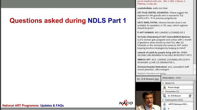 NDLS Dr Rewari 22 07 2015 Programmatic Updates in ART смотреть онлайн