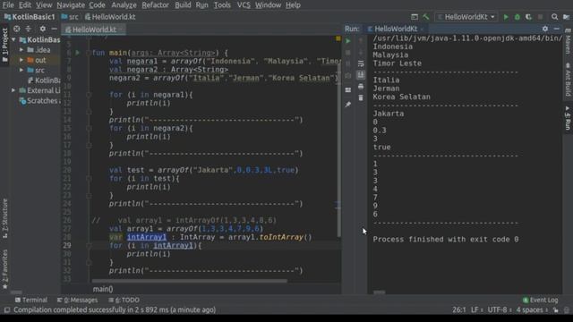 Kotlin Basic #4 : Array смотреть онлайн