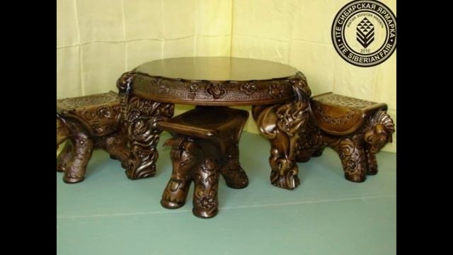 Резная мебель - красивые образцы. смотреть онлайн