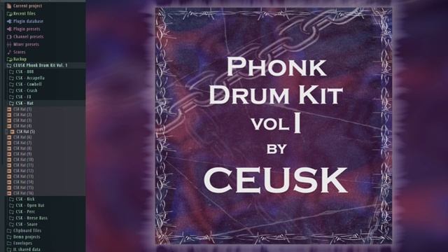 FREE CEUSK Phonk Drum Kit Vol. 1 | FREE DOWNLOAD