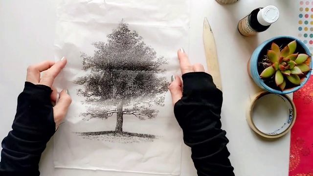 Basic Collage And PHOTO Transfer On Wood Or Canvas / Easy Mixed Media Technique