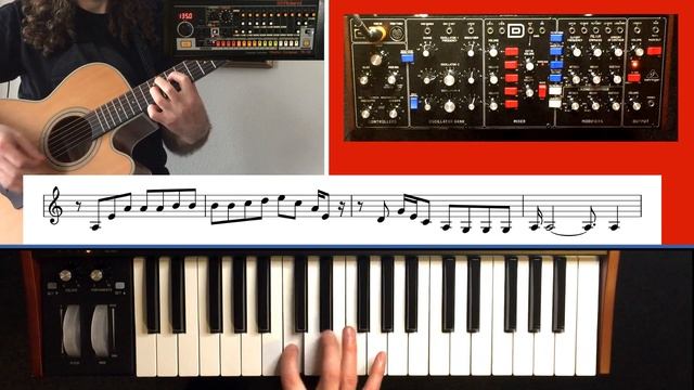 FROM THE BEGINNING Solo - Synth Tutorial (ELP) ? with transcription смотреть онлайн