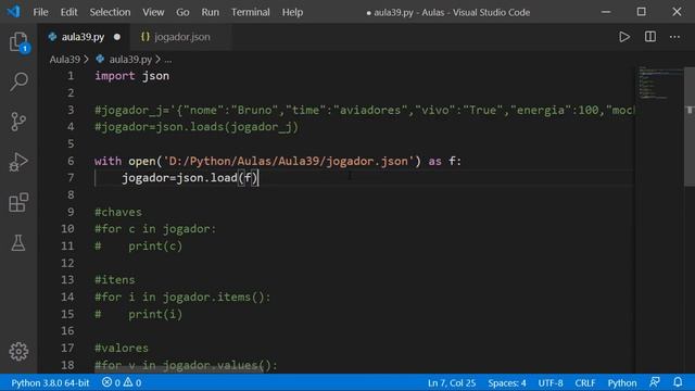 JSON em PYTHON - Parte 4 - Curso de Python #39 смотреть онлайн