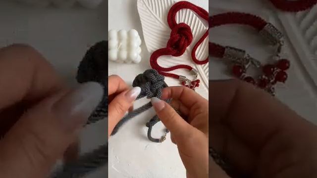 Лариат. Колье на шею. #бисерныеукрашения смотреть онлайн