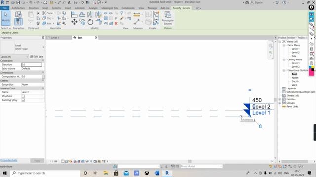 How to create levels in revit || REVIT. смотреть онлайн
