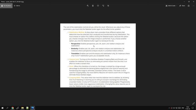 Подробно о Perspective, Similarity и Translation. Особенности методов стабилизации DaVinci Resolve смотреть онлайн