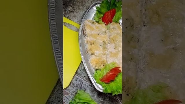 горбуша пол сливочно сырным соусом. рецепт и оформление смотреть онлайн
