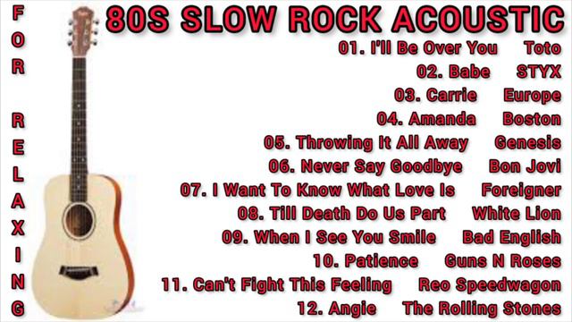 80S SLOW ROCK ACOUSTIC