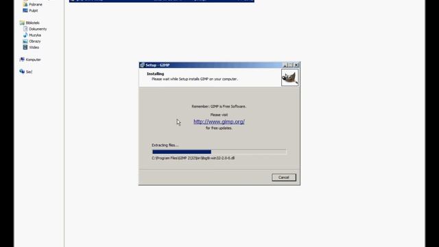 Wideo Informatyka-Instalacja GIMP 2.8. смотреть онлайн