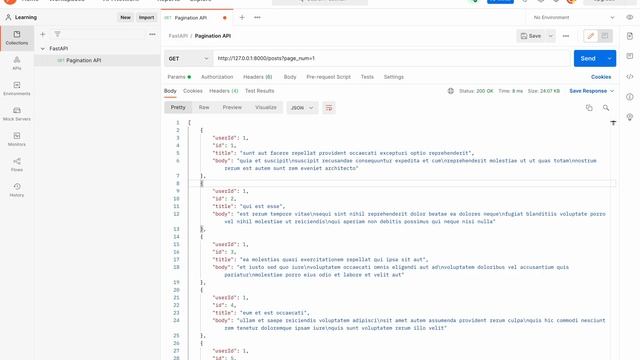 Build A Pagination API with FastAPI and Python (under 10 minutes!) смотреть онлайн