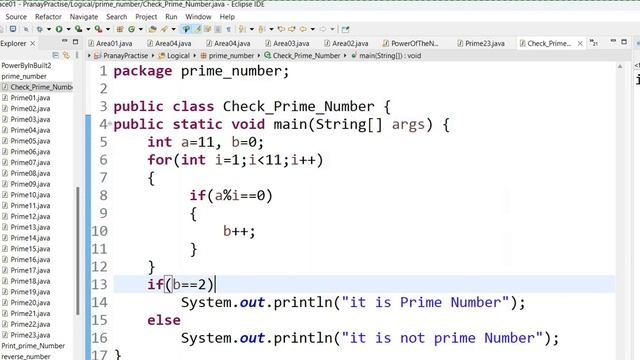 Java Logcal Progarm : Check Prime Number смотреть онлайн