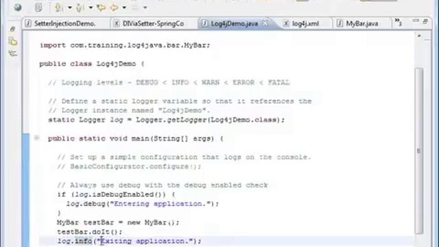 Log4J tutorial for beginners смотреть онлайн