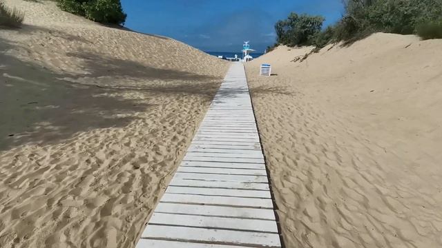 Один из лучших пляжей Анапы - пляж Кавказ рано утром пуст! смотреть онлайн