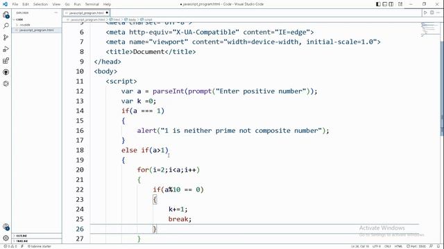 javascript program to check number is prime or not - 44| codebook | #codebook #javascript смотреть онлайн