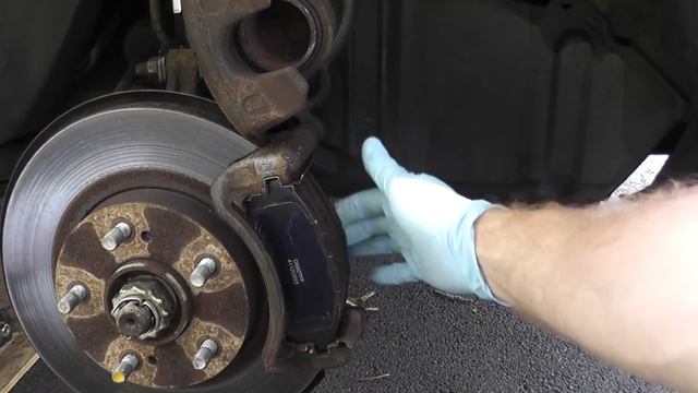 Nissan Maxima / Infiniti Front Brake Pad Replacement with Basic Hand Tools HD смотреть онлайн