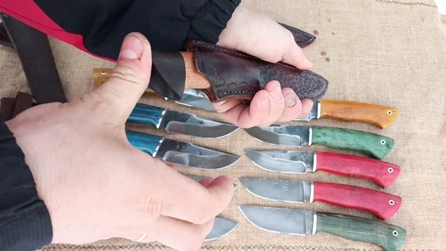 Выставка рабочих ножей из стали 9хс по хорошей цене / первые ножны из растительного дубления! смотреть онлайн