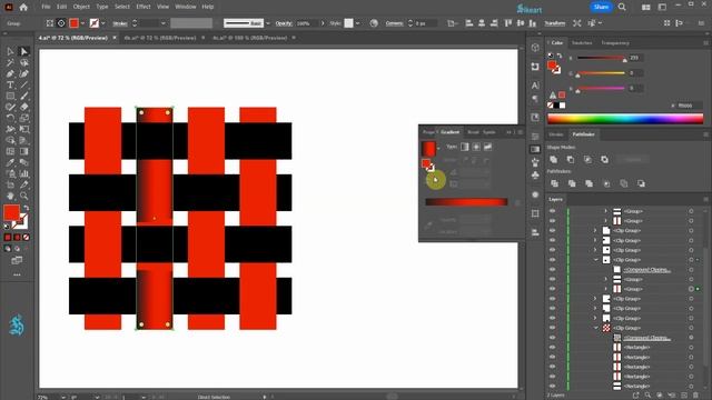 How to Overlap Letters and Shapes With the New Intertwine Feature in Adobe Illustrator смотреть онлайн