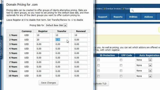 WHMCS Setup Tutorial 5 - How to setup domain registrars & pricing смотреть онлайн