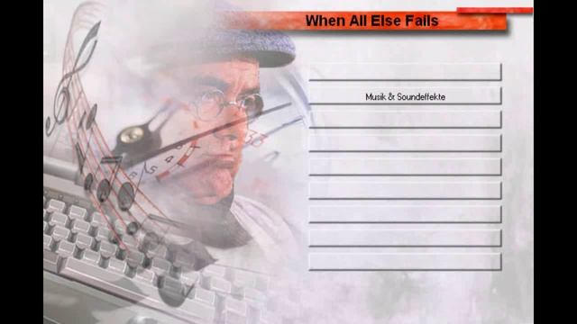 Anstoss 3 - Soundtrack - When All Else Fails смотреть онлайн