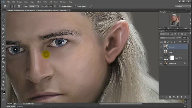 Soft Smudge Oil Painting Effect (Legolas) Adobe Photoshop Cs6 смотреть онлайн