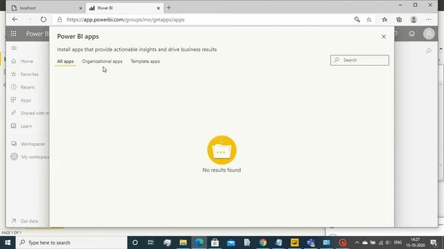 how to add template apps to power bi смотреть онлайн