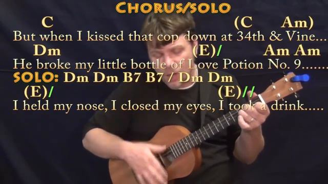 Love Potion No. 9 (The Searchers) Bariuke Cover Lesson with Chords/Lyrics смотреть онлайн