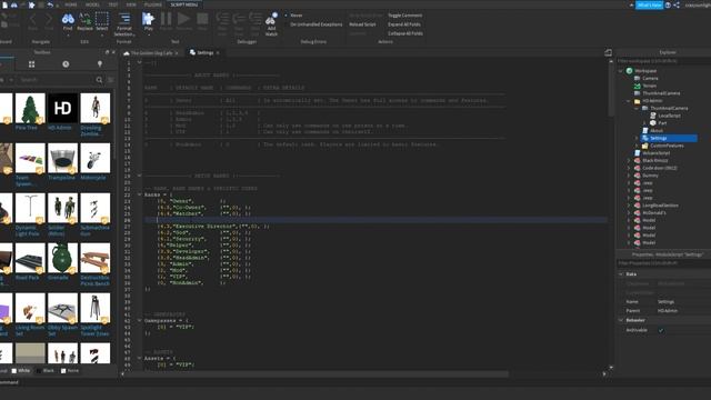 a slower version of how to make hd admin roles in roblox studio смотреть онлайн